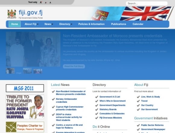 Fiji Government Online Portal