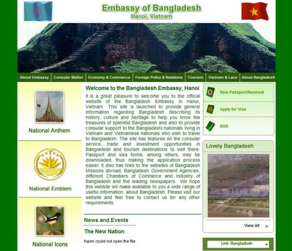 Official Website of Bangladesh Embassy in Vietnam