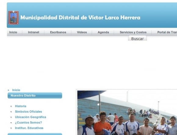 Municipalidad Distrital de VÃ­ctor Larco Herrera