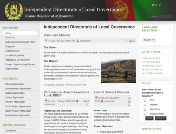 Independent Directorate of Local Governance