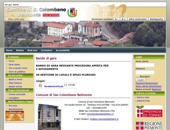 Comune di San Colombano Belmonte