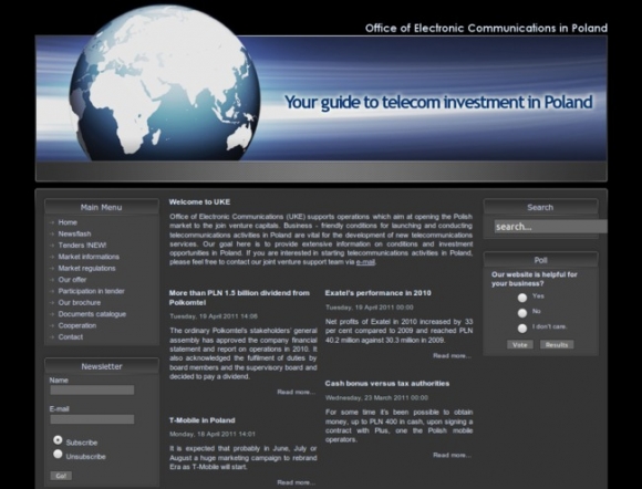 Office of Electronic Communications in Poland (UKE) - Telecom Investment Support Team