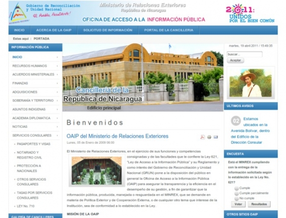 Ministry of Foreign Affairs - Nicaragua